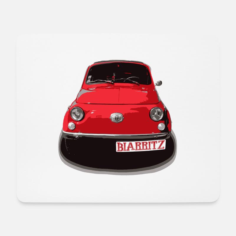 500 Biarritz - Mousepad (Querformat) - Weiß