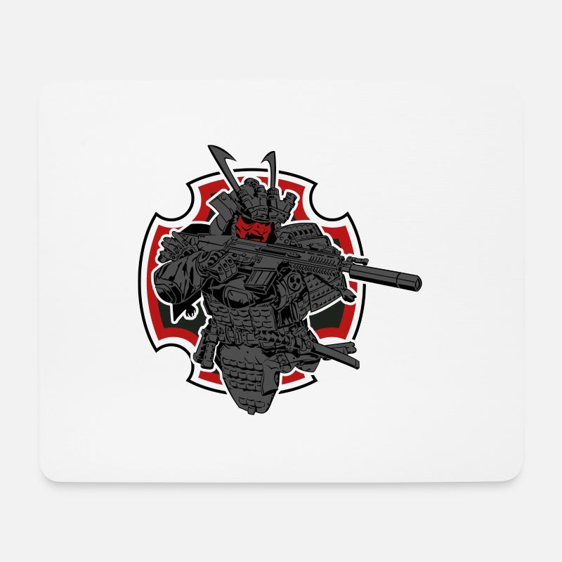 Oni - Mousepad (Querformat) - Weiß