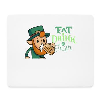 St Patricks Day Ireland Holiday Irish Gift - Mouse Pad (horizontal) - white - Front