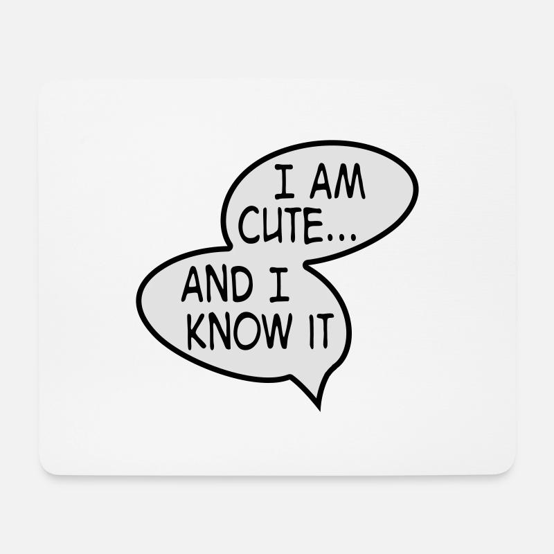 Baby - Mousepad (Querformat) - Weiß