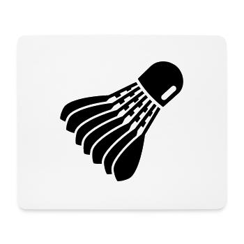 Badminton - Mousepad (Querformat) - Weiß - Vorne