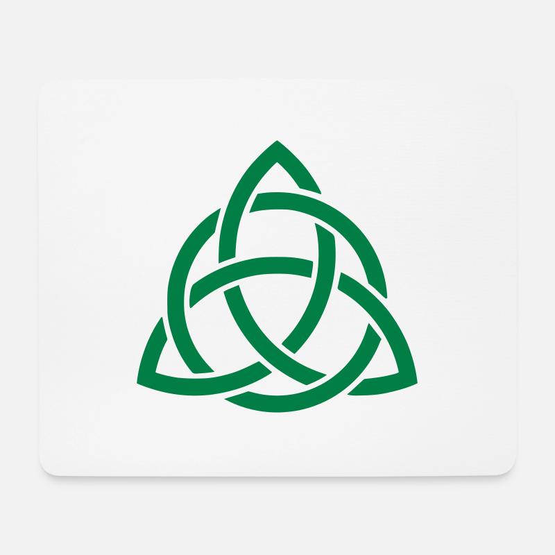 Celtic knot - Mouse Pad (horizontal) - white