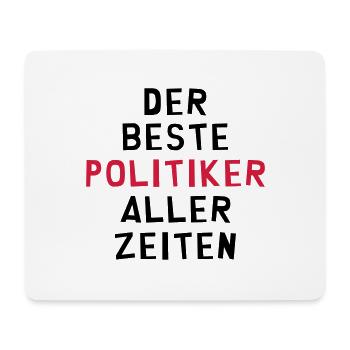 Politiker Politikerin Politik Bürgermeister Wahlen - Mousepad (Querformat) - Weiß - Vorne