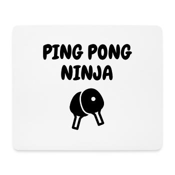Table Tennis - Ping Pong - Sport - Racket - Ball - Mousepad (Querformat) - Weiß - Vorne