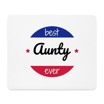 Aunt Aunty Tante Tata Baby Bébé Birth - Mouse Pad (horizontal) - white - Front