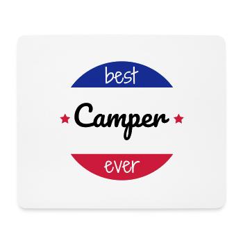 Campingplatz / Camper / Camping / Camp - Mousepad (Querformat) - Weiß - Vorne