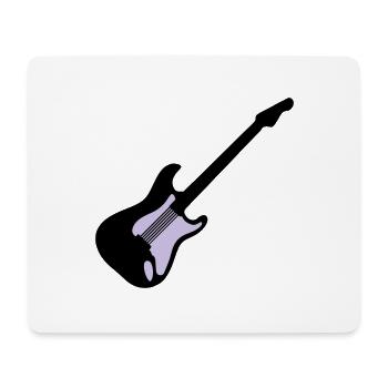 Gitarre - Mousepad (Querformat) - Weiß - Vorne