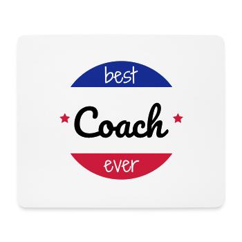 Coach Coaching Trainer Sport Entraineur Team - Mouse Pad (horizontal) - white - Front