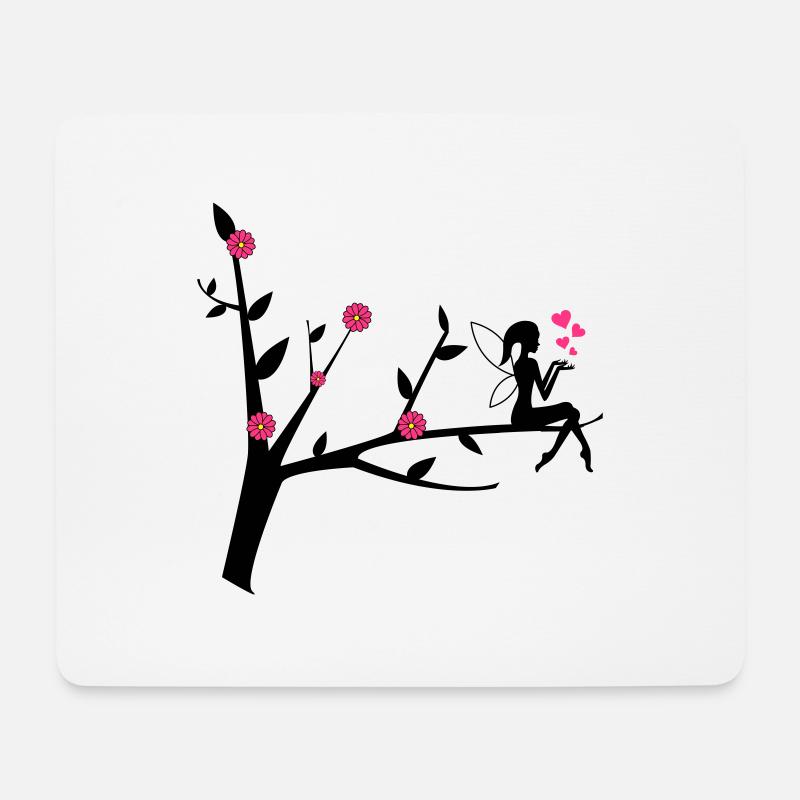 elfe_002 - Mousepad (Querformat) - Weiß