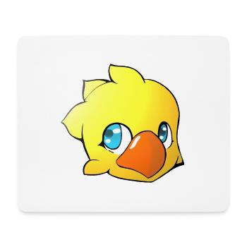 Tête_Chocobo - Tapis de souris (format paysage) - blanc - Devant