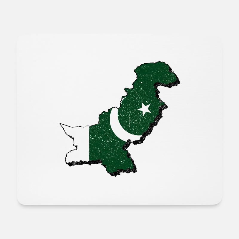 Pakistan - Mousepad (Querformat) - Weiß