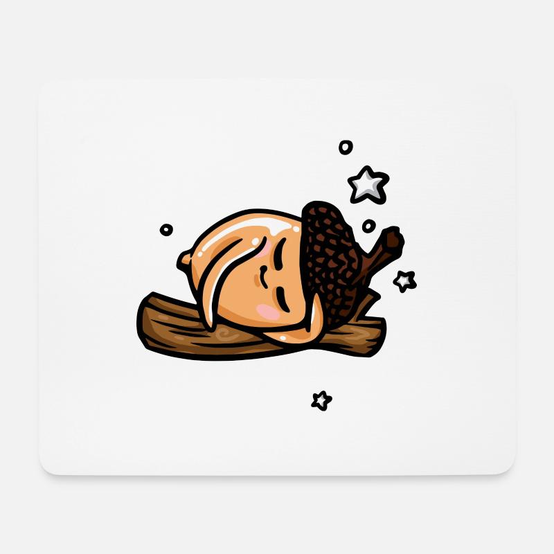 Glandouille - Mousepad (Querformat) - Weiß