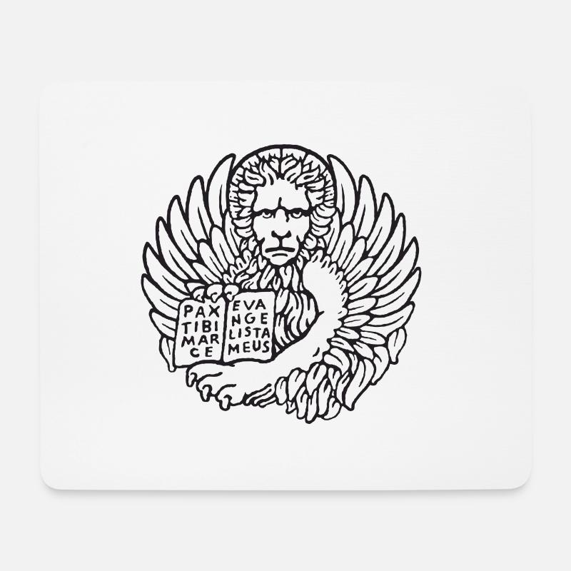 Marching Lion - Mouse Pad (horizontal) - white
