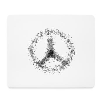 Frieden Zeichen Symbol Friedenssymbol Design - Mousepad (Querformat) - Weiß - Vorne
