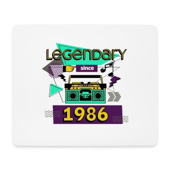 legendary since 1986 - Mousepad (Querformat) - Weiß - Vorne