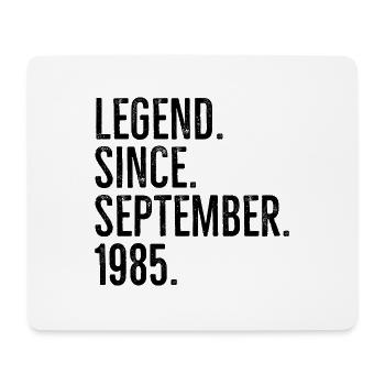 Legend Since September 1985 - Mouse Pad (horizontal) - white - Front