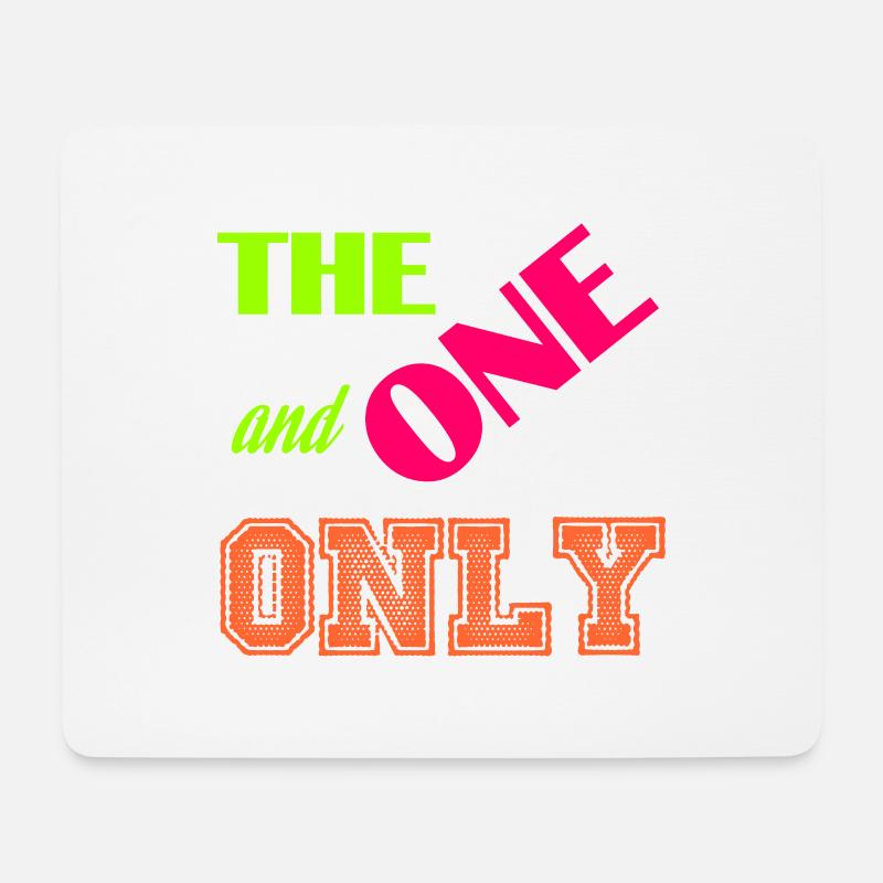 The one and only - Mousepad (Querformat) - Weiß