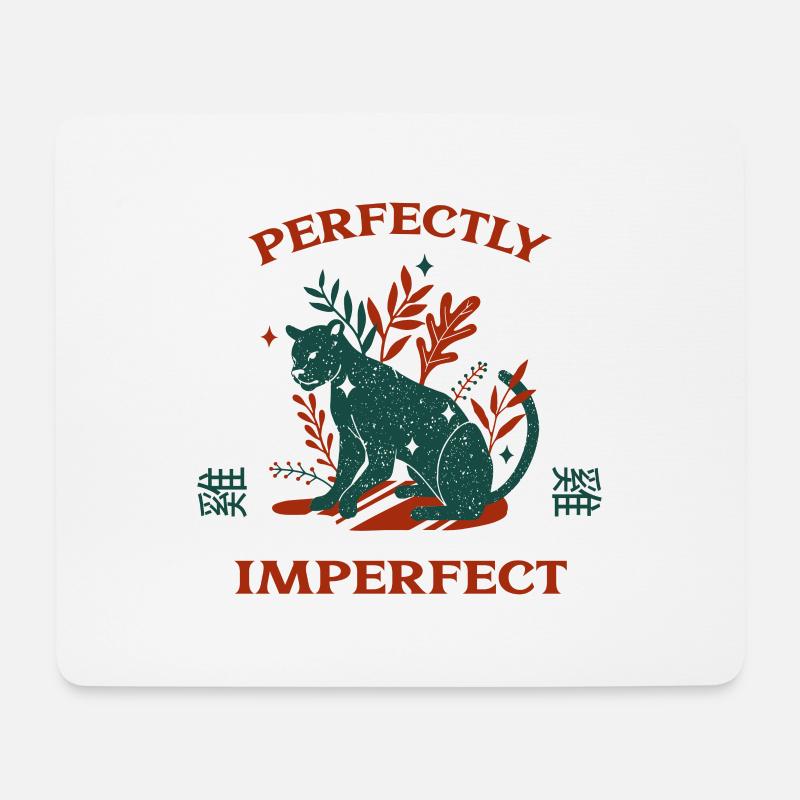 Black Panther - Mousepad (Querformat) - Weiß