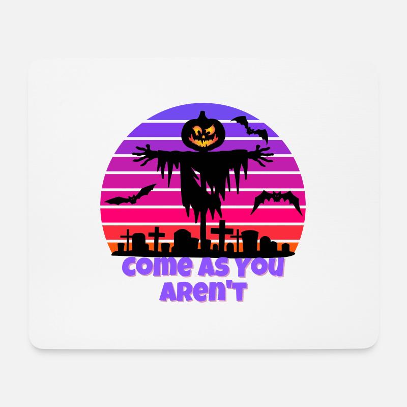 Komm, da du es nicht bist - Mousepad (Querformat) - Weiß