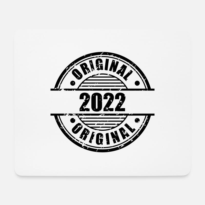 2022 Original - Mousepad (Querformat) - Weiß