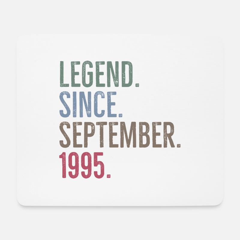 Legende seit September 1995 - Mousepad (Querformat) - Weiß