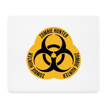 zombie hunter Halloween quote - Mouse Pad (horizontal) - white - Front