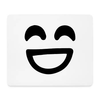 Smile Face Vector - Tapis de souris (format paysage) - blanc - Devant