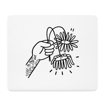 Bad Day - Tapis de souris (format paysage) - blanc - Devant