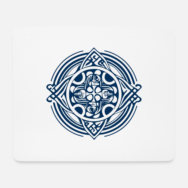 Bretonische Folklore - Mousepad (Querformat) - Weiß