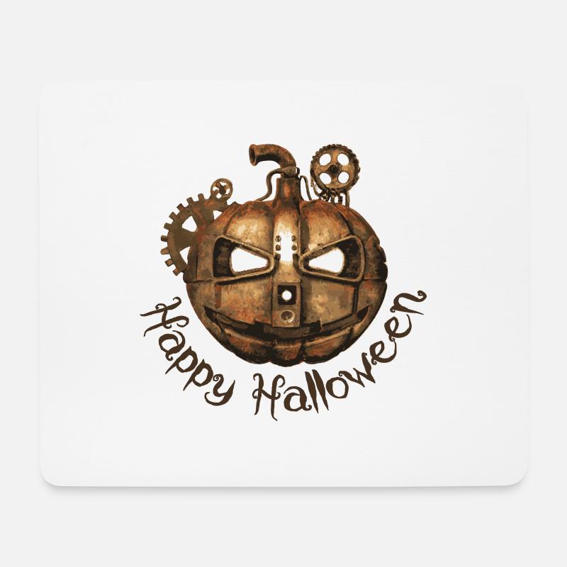 Happy Halloween - Mousepad (Querformat) - Weiß