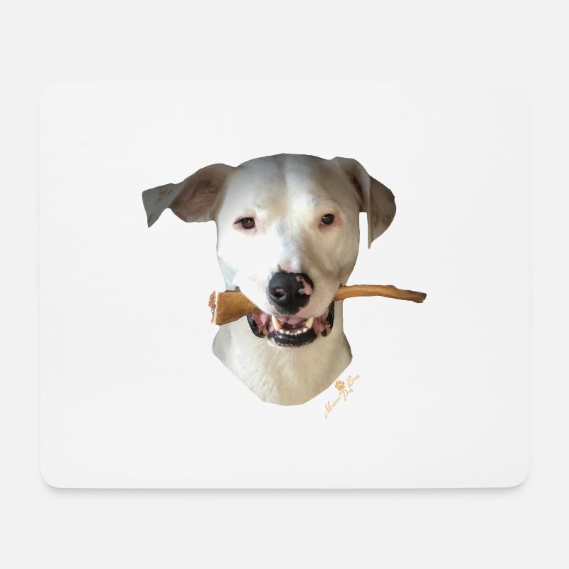 Odi-Dogoargentino - Mousepad (Querformat) - Weiß