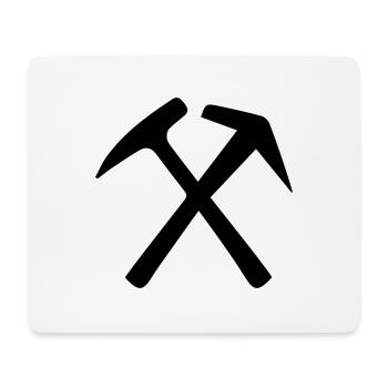Dachdecker - Mousepad (Querformat) - Weiß - Vorne