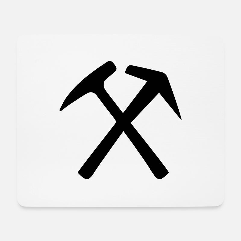 Dachdecker - Mousepad (Querformat) - Weiß