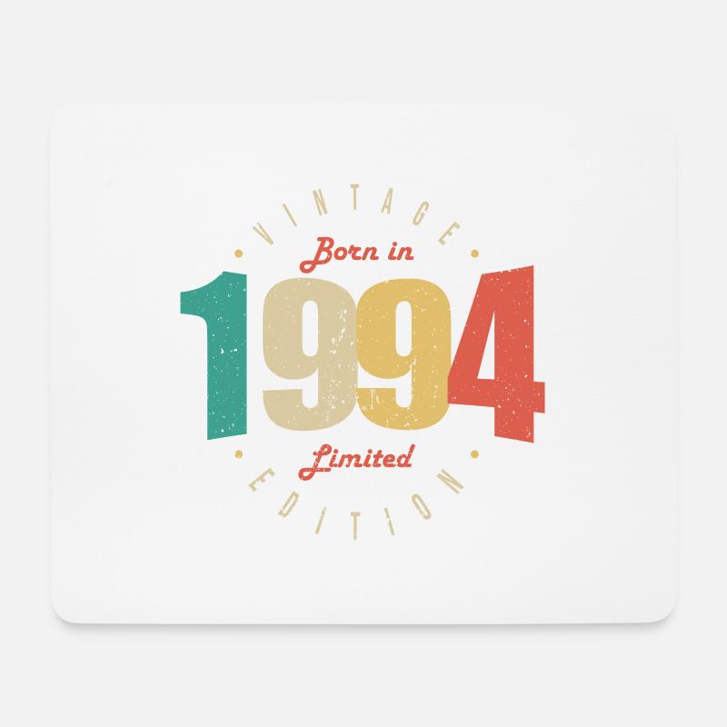 1994 Vintage Retro Jubiläumsgeschenk 1994 - Mousepad (Querformat) - Weiß