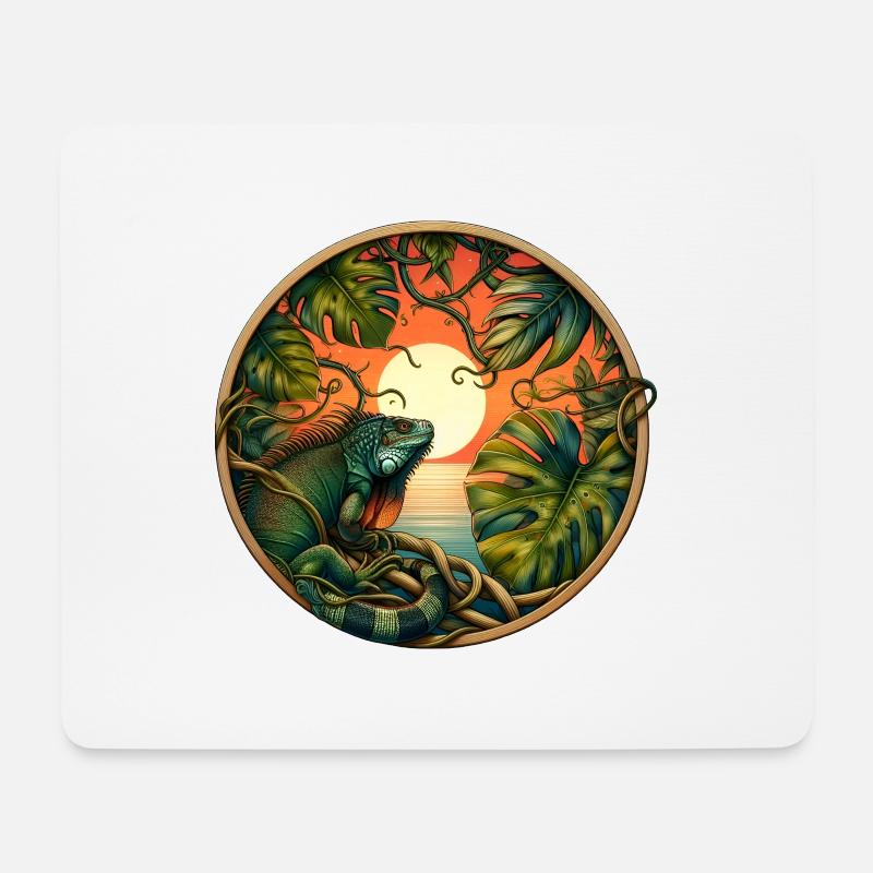 Jungle Sun - Mouse Pad (horizontal) - white
