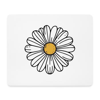 Gänseblümchen - Mousepad (Querformat) - Weiß - Vorne