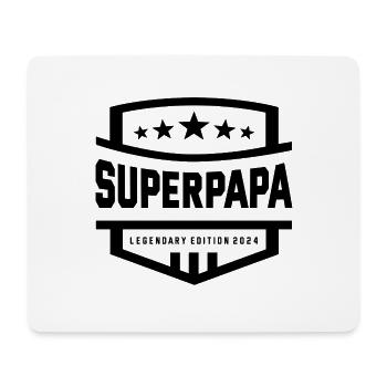 Supervater - Mousepad (Querformat) - Weiß - Vorne