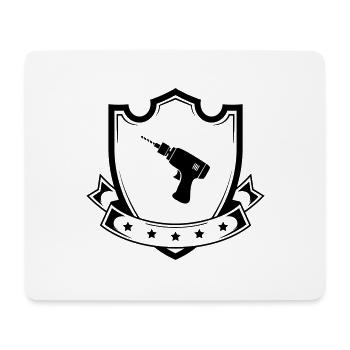 Armoiries de Drill - Tapis de souris (format paysage) - blanc - Devant
