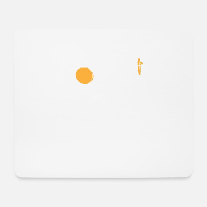 Glaube Faith - Mousepad (Querformat) - Weiß