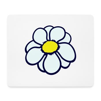 Kleine Margerite Blume Weiß Dekorativ Schön Natur - Mousepad (Querformat) - Weiß - Vorne