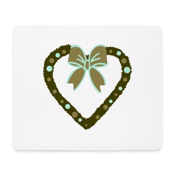 Décorations de Noël Vert - Tapis de souris (format paysage) - blanc - Devant