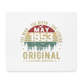 May 1953 72nd Anniversary Gift May 1953 May 1953 - Mouse Pad (horizontal) - white - Front