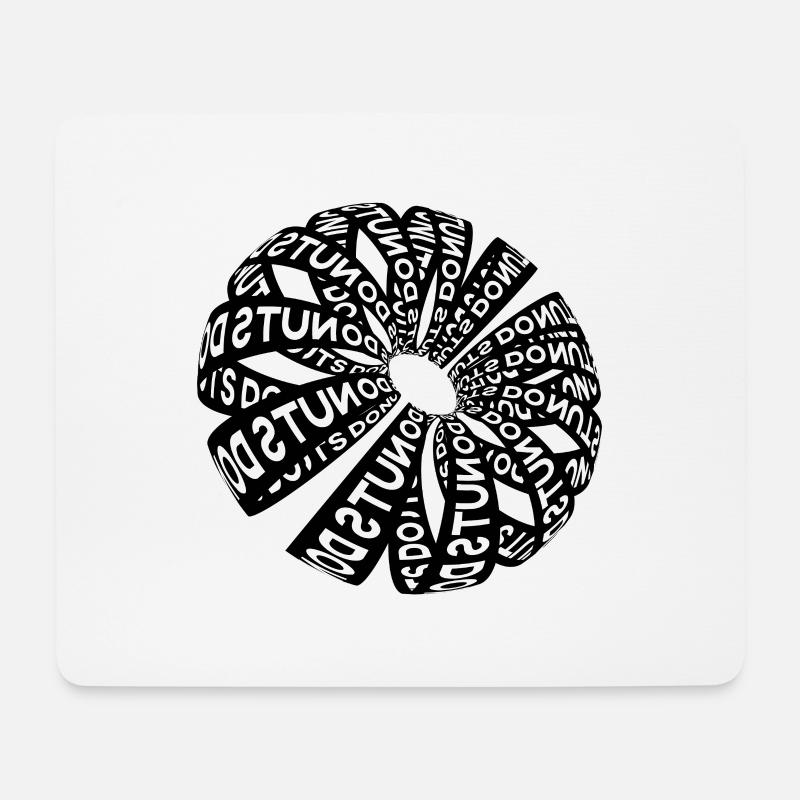 DONUTS - Mousepad (Querformat) - Weiß