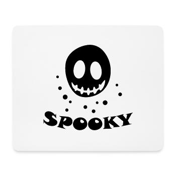 Spooky Halloween - Totenkopf - Schädel - Gruselig - Mousepad (Querformat) - Weiß - Vorne