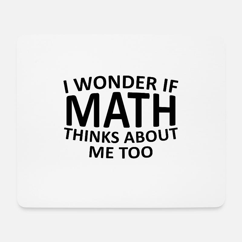 Mathe Mathematik Mathelehrer Mathematiker Geschenk - Mousepad (Querformat) - Weiß