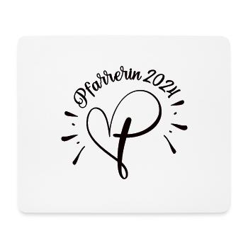 Pfarrerin 2024 Ausbildung Studium Ordination Beruf - Mousepad (Querformat) - Weiß - Vorne