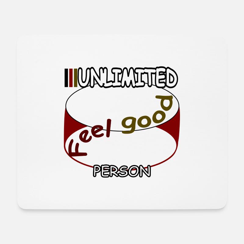 Feel good - Mouse Pad (horizontal) - white