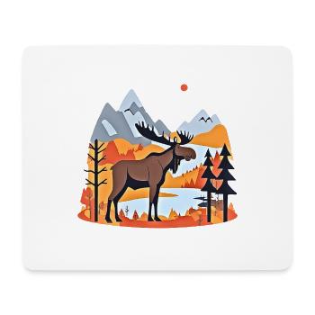 Skandi-Romantik - Mousepad (Querformat) - Weiß - Vorne