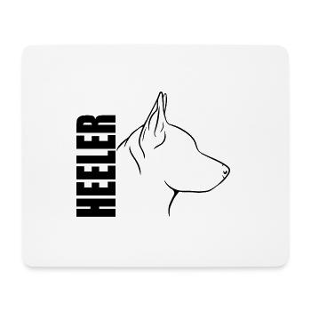 Heeler Profile Cattle Dog Dogs Dog Wilsigns - Mouse Pad (horizontal) - white - Front