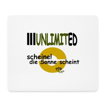tickets! the sun is shining - Mouse Pad (horizontal) - white - Front